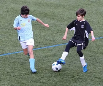 Gabriel playing football