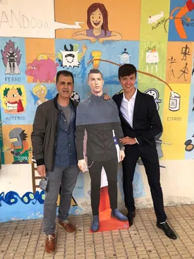 Gabriel at his high school graduation